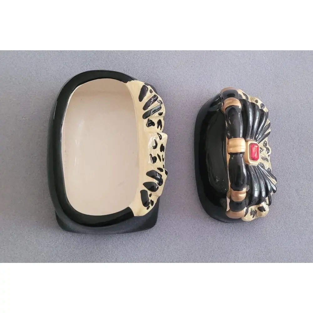 DAVID'S COOKIES Fashion Ceramic Handbag or Purse Cookie Jar-Vintage/2005